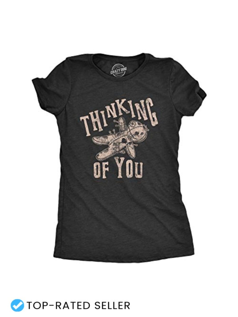 Funny Halloween Voodoo Doll Women's Tee
